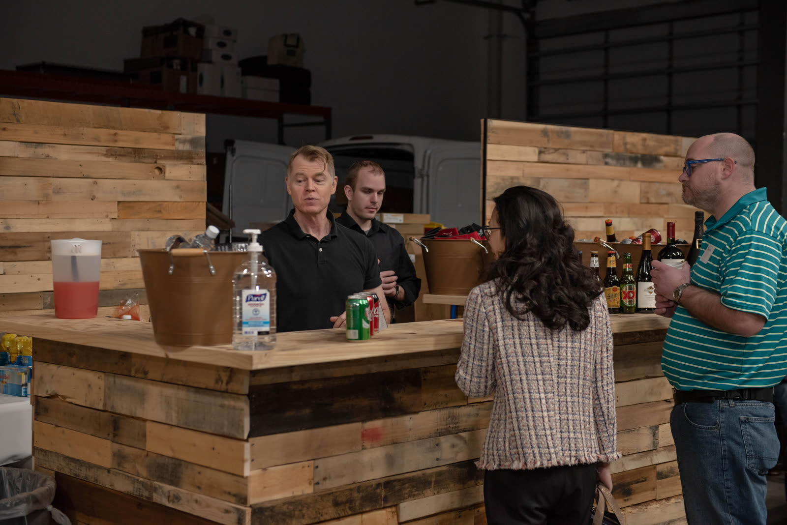 The bar at the Showcase happy hour